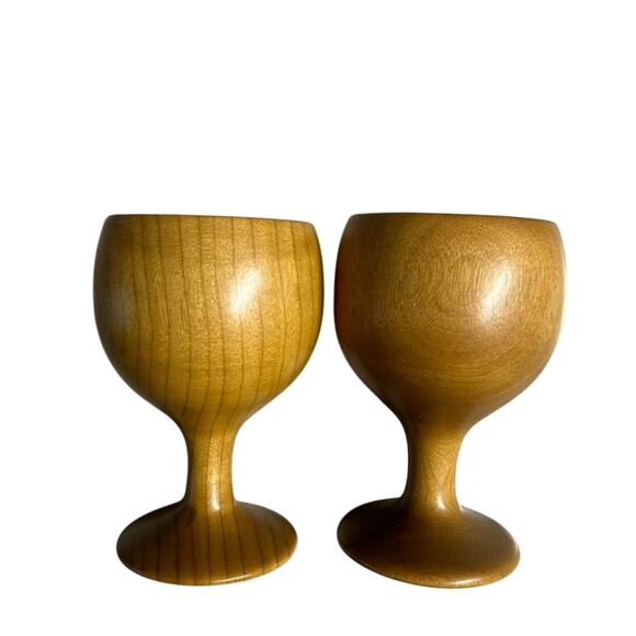 Gift Set of Two- wooden chalet - medium brown, gift set, wooden accents- myrt… - Picture 7 of 8